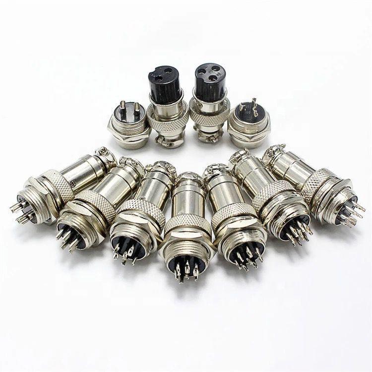 GX16 2Pin Metal Round Shell Connector