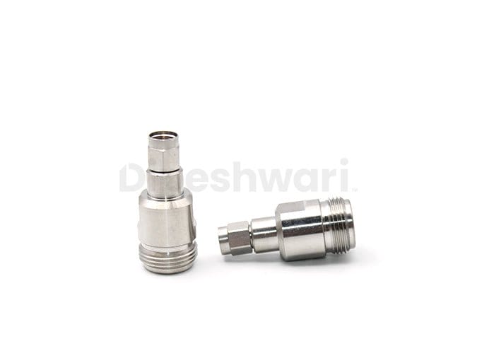 N Female to 2.4mm Male RF Adapter, DC–18 GHz