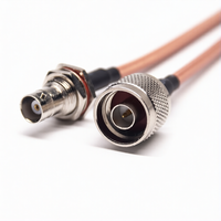 N Male to BNC Female Bulkhead RG142 Cable Assemblies
