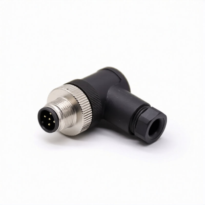 M12 Connectors 5Pin Male Right Angle Plug