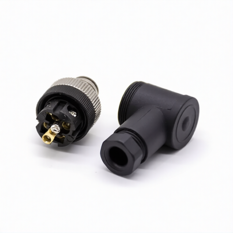 M12 Connectors 5Pin Male Right Angle Plug