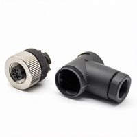 M12 Connectors 4-Pin Female Right Angle Plug