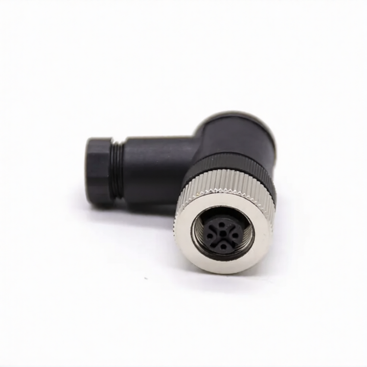 M12 Connectors 5-Pin Female Right Angle Plug