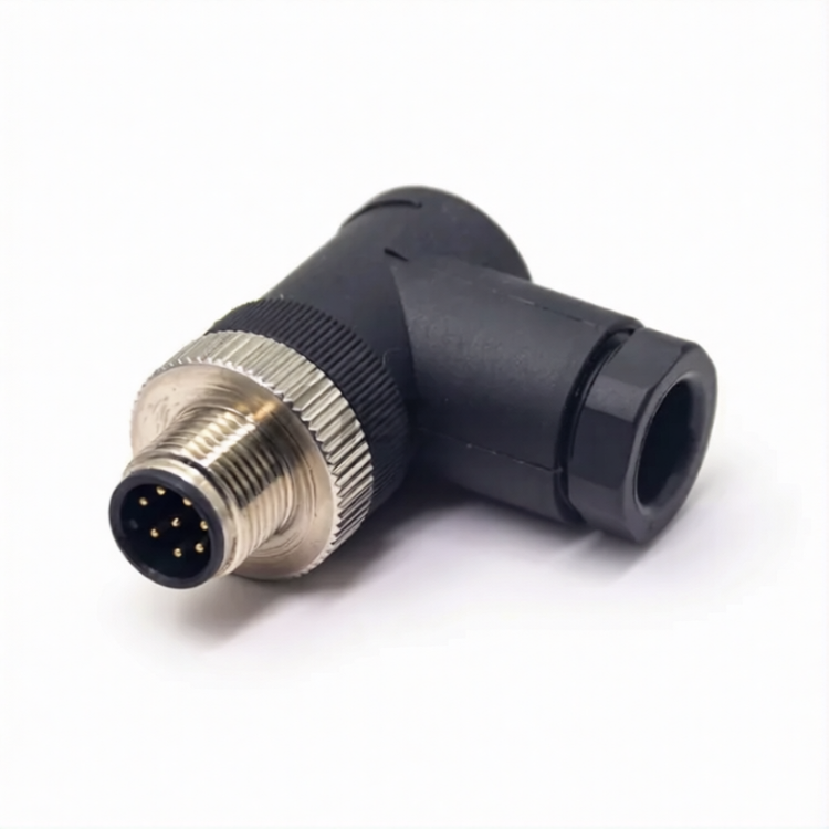 M12 Connectors 8Pin Male Right Angle Plug