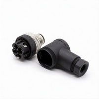 M12 Connectors 4-Pin Male Right Angle Plug