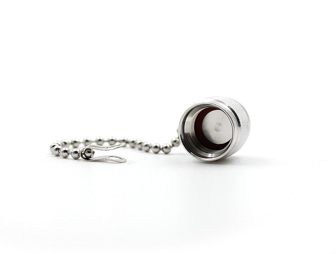 TNC Male Cap with Chain for RF Protection