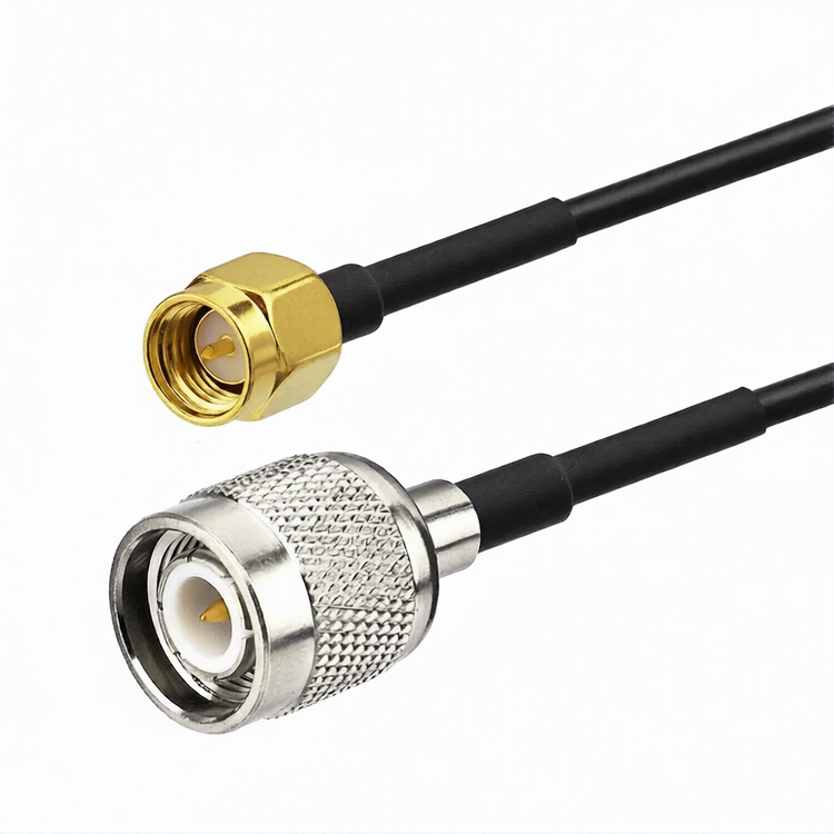 TNC Male to SMA Male RG58 Cable Assemblies 50 Ohm