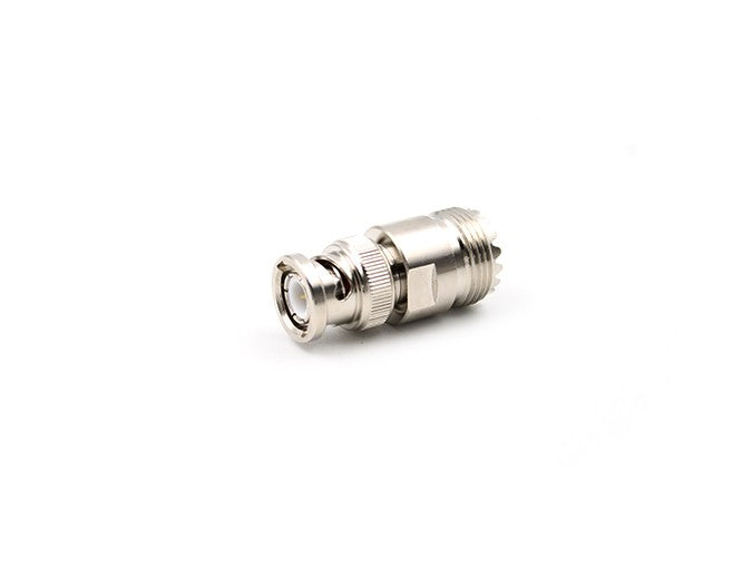 RF Adapter UHF Female to BNC Male, 50 Ohm Adapter